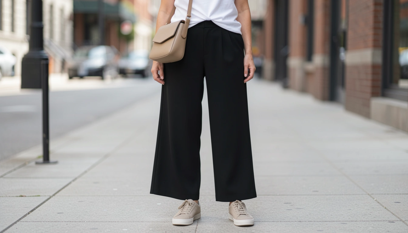 9 Black Culottes Street Style You’ll Adore