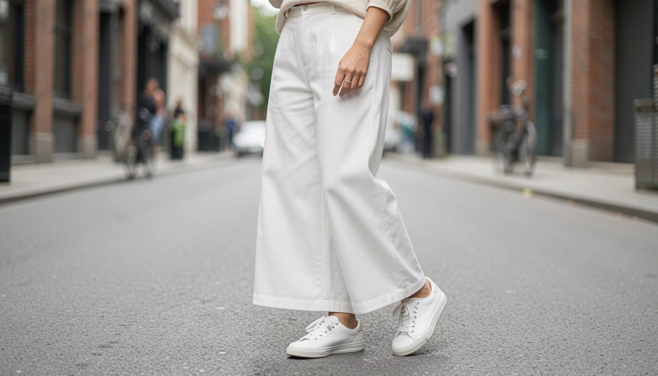 11 White Culottes Street Style You’ll Adore