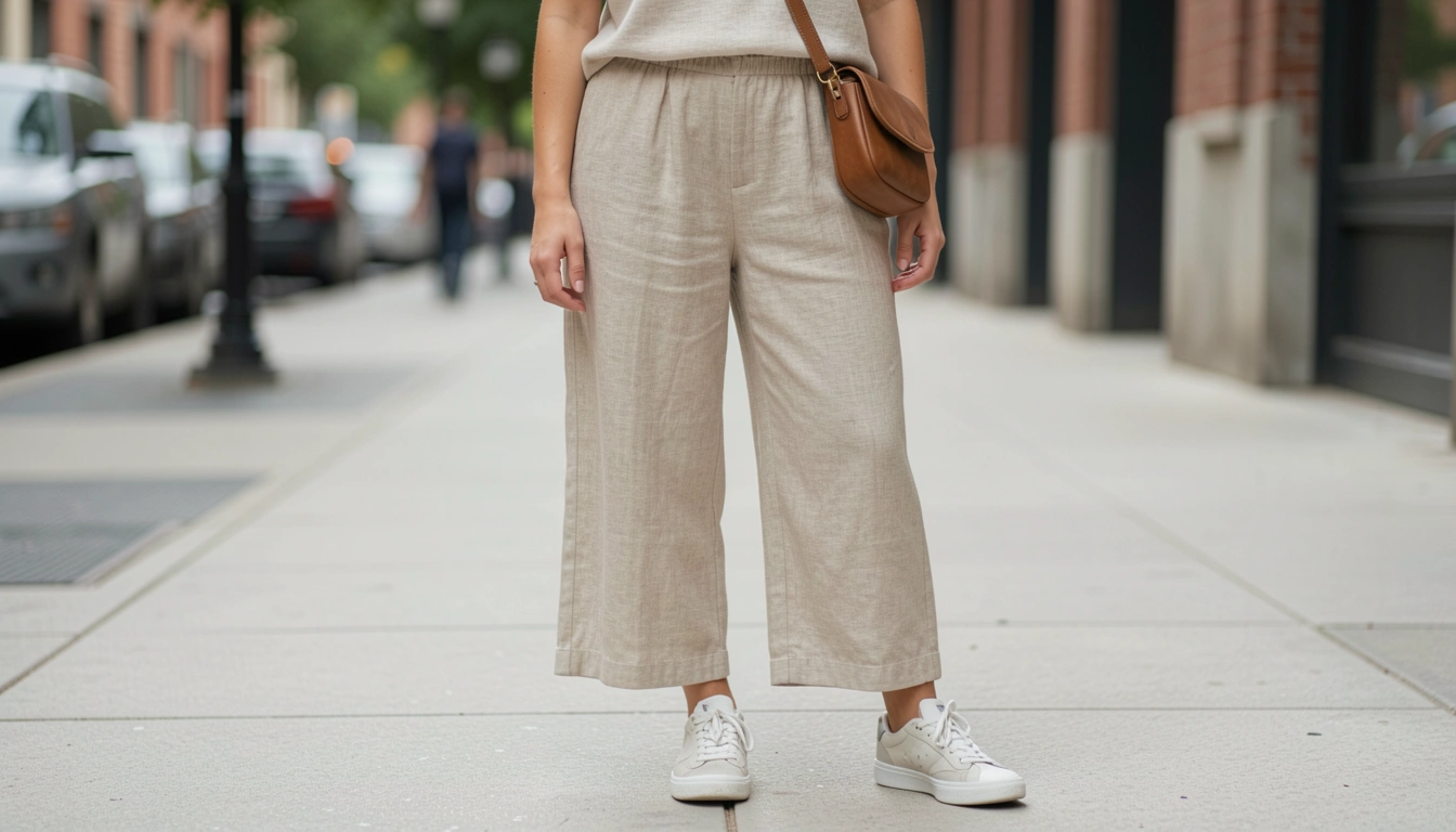 8 Linen Culottes Street Style You Must Try